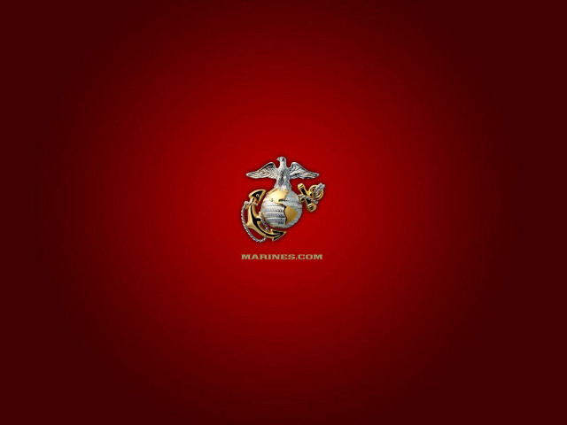 Marine emblem red black eagle free wallpaper - medium preview image