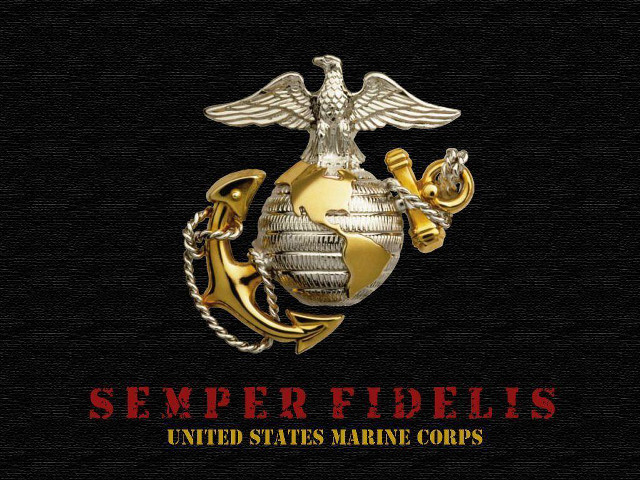 Marine emblem semper fidelis united free wallpaper - medium preview image