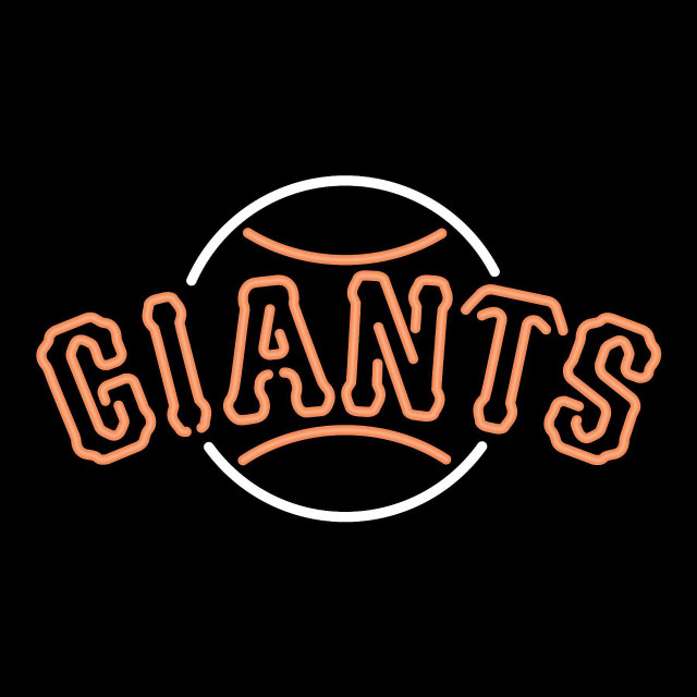 Neon sign giants circle center #3 free wallpaper - medium preview image
