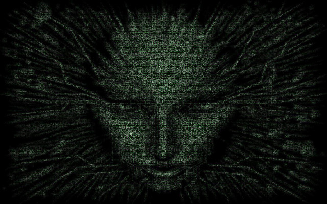 Dark background face words numbers free wallpaper - medium preview image