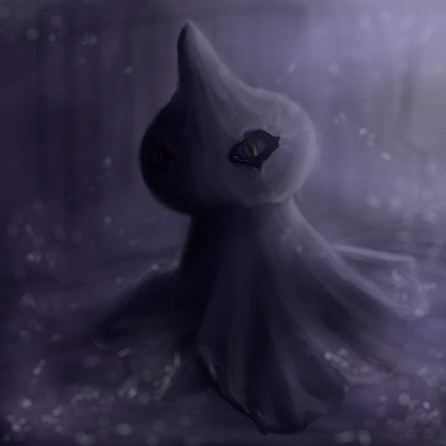 Creepy ghost painting with scary free wallpaper - medium preview image