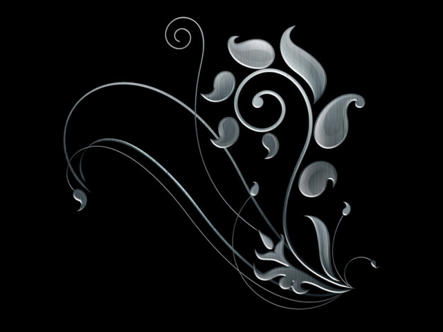 Black white abstract background swirls free wallpaper - medium preview image
