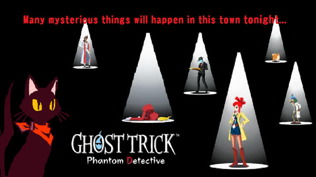 Animated characters spotlights ghost trick free wallpaper - medium preview image
