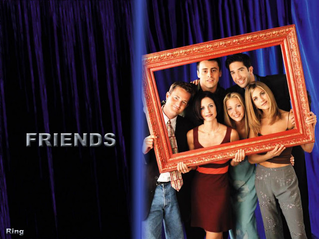 Friends holding picture frame curtain free wallpaper - medium preview image