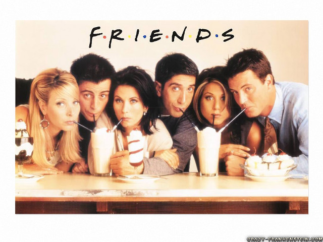 Friends drinking milk milkshakes table free wallpaper for desktop - medium preview image