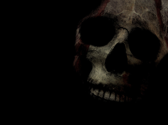 Skull cross dark face image free wallpaper - medium preview image
