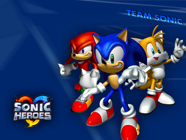 Team sonic hedgehogs running video free wallpaper - medium preview image