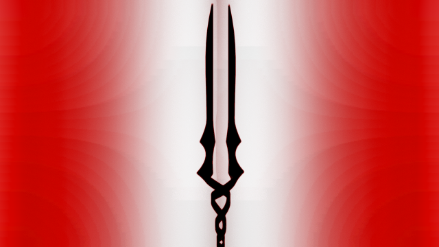 Sword black white red background free wallpaper - medium preview image