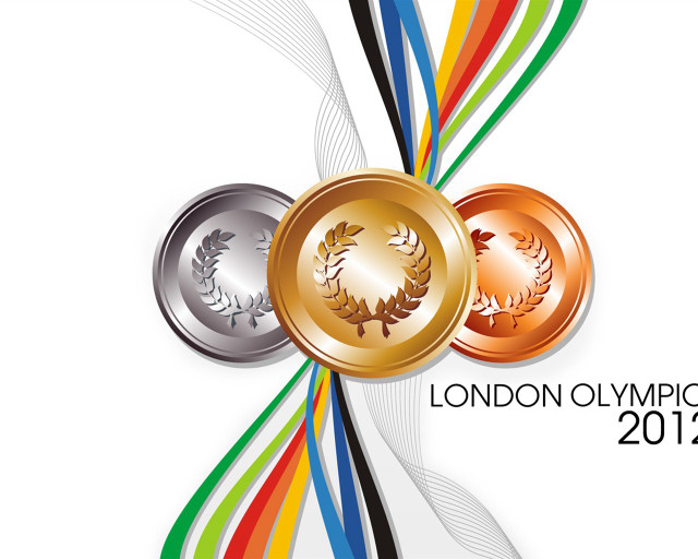 White red green blue ribbon free wallpaper - medium preview image