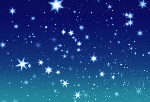 Blue background white stars sky free wallpaper - medium preview image