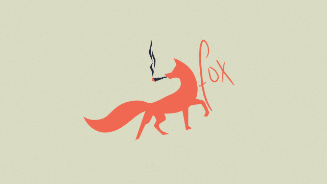 Fox cigarette sign back mouth free wallpaper - medium preview image