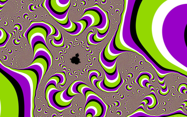 Purple green swirl pattern black free wallpaper - medium preview image
