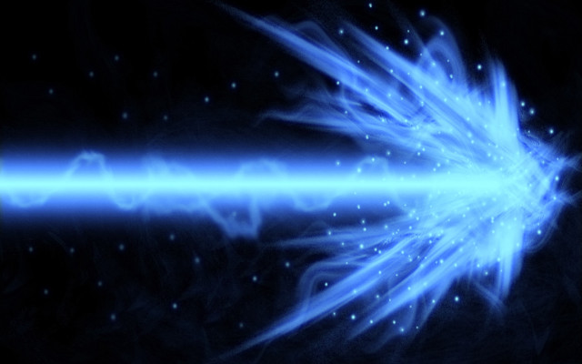 Blue light black background stars free wallpaper - medium preview image
