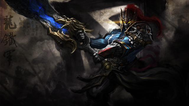 Man armor sword demon arm free wallpaper - medium preview image