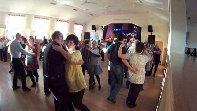 Dancing group people room wooden free wallpaper - medium preview image