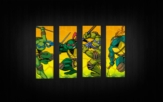 Teenage mutant ninja turtles pixel free wallpaper - medium preview image