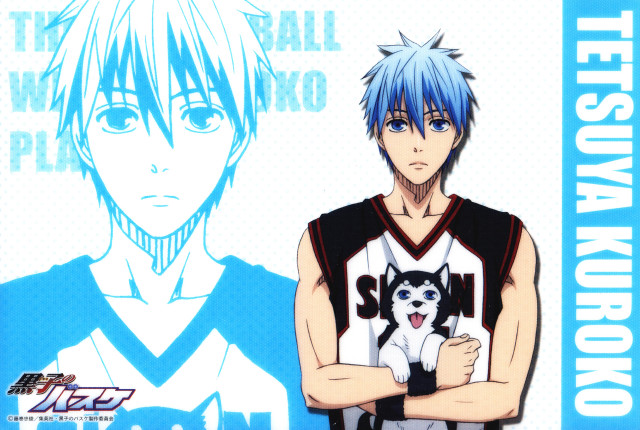 Blue hair man dog basketball free wallpaper - medium preview image
