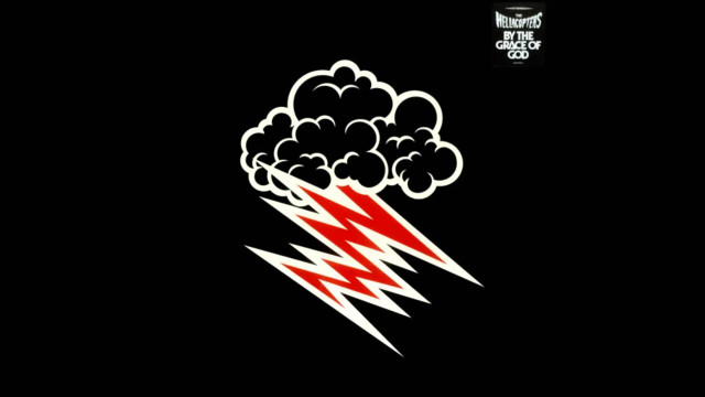 Black background red white lightning free wallpaper - medium preview image