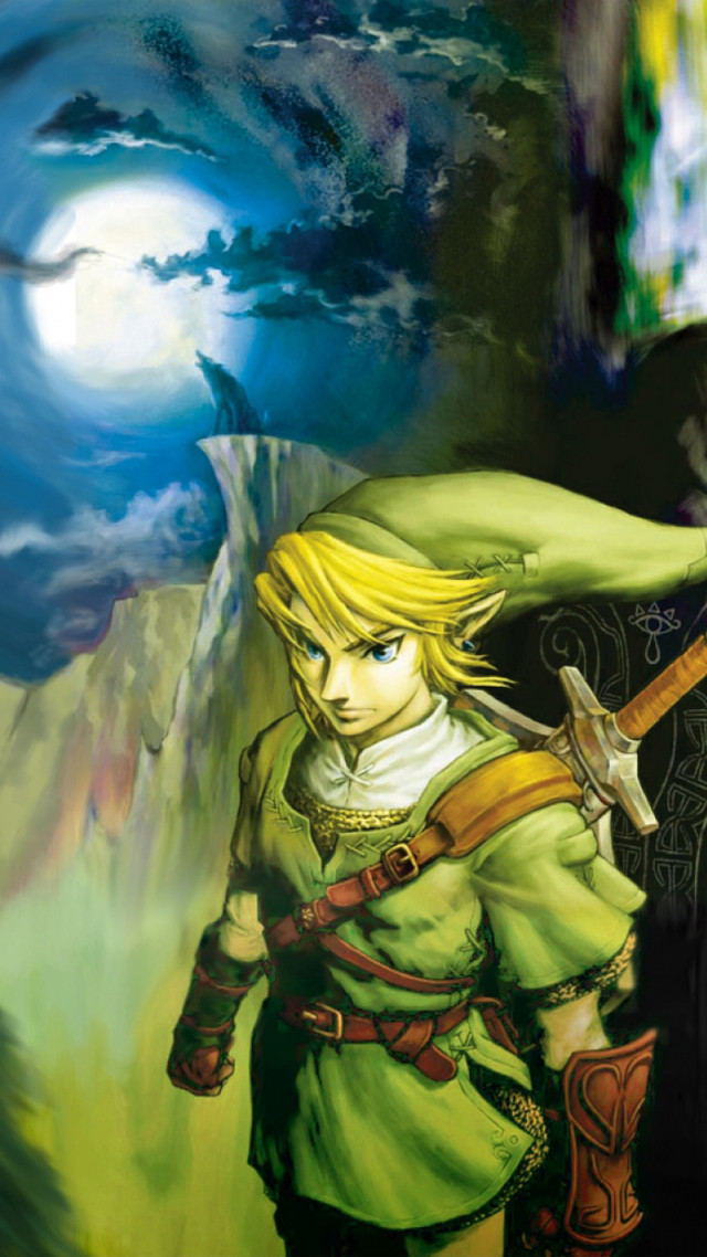 Link fantasy hero moon night free wallpaper - medium preview image