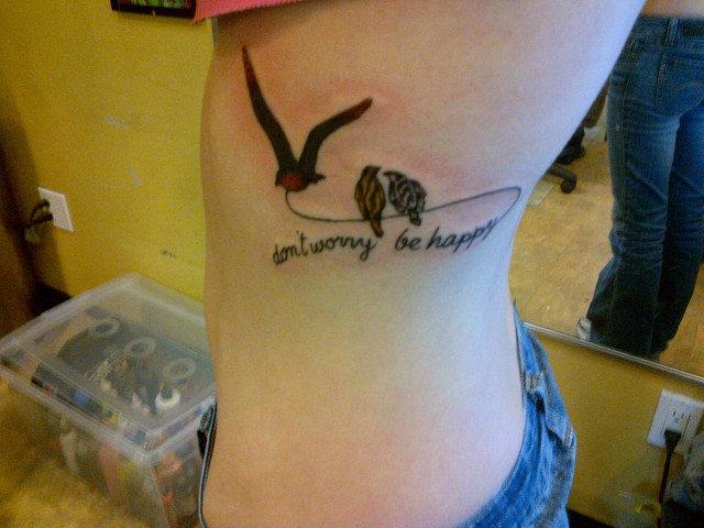 Woman tattoo memory be happy free wallpaper - medium preview image