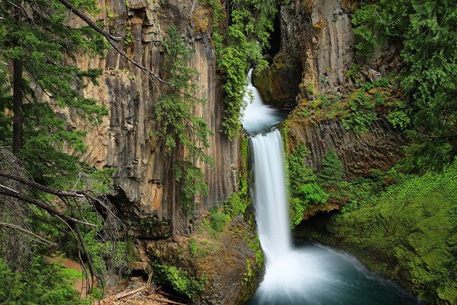 Waterfall deepblue river woods fallen free wallpaper - medium preview image