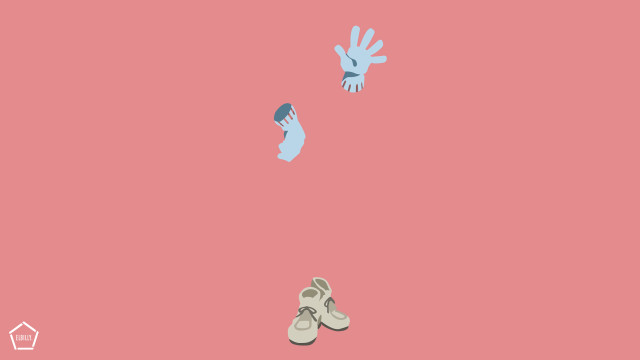 Shoes hand handprint pink background free wallpaper - medium preview image