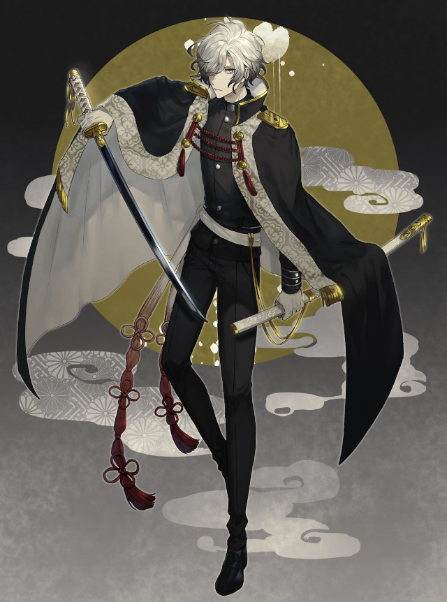Woman sword black outfit dragon free wallpaper - medium preview image