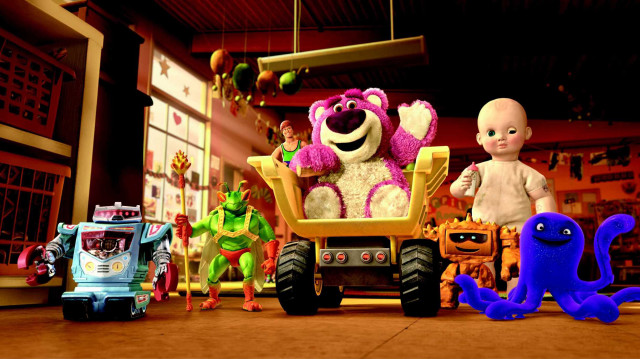 Toy car teddy bear cat free wallpaper - medium preview image