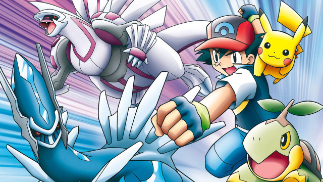 Pokemon group running lightning blue free wallpaper - medium preview image