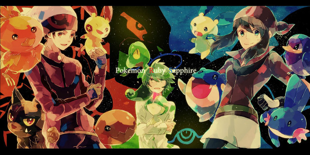 People pokemon background group friends free wallpaper - medium preview image