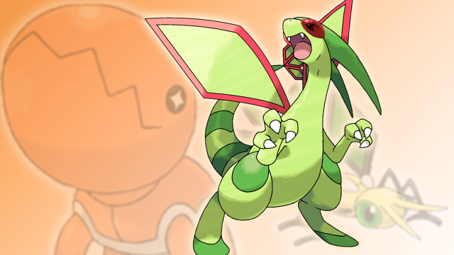 Green pokemon red kite yellow free wallpaper - medium preview image