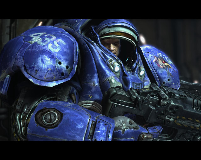 Space suit man gun helmet free wallpaper - medium preview image