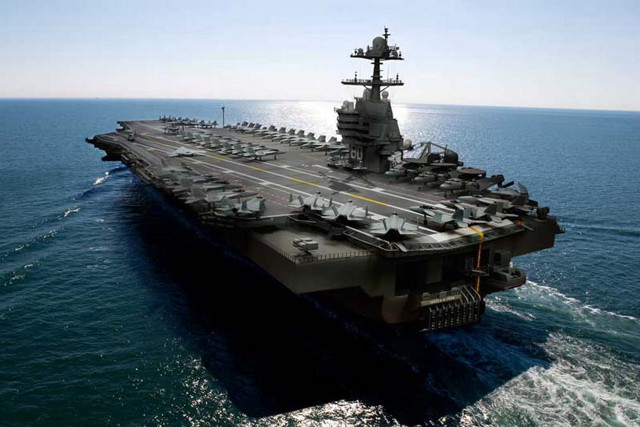 Military ship ocean deck smaller free wallpaper - medium preview image