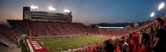 Football stadium full crowd night free wallpaper - medium preview image