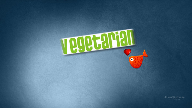 Fish heart nose vegetarian sticker free wallpaper - medium preview image