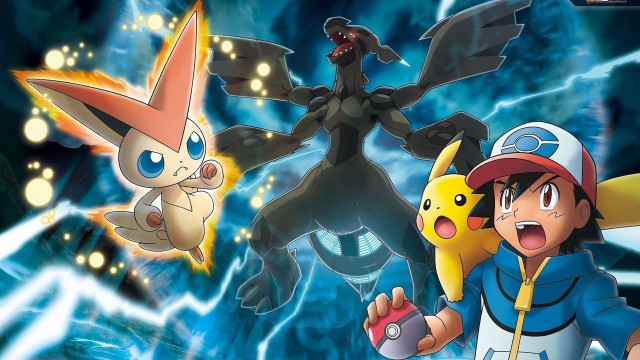 Pokemon group dark background lightning free wallpaper - medium preview image
