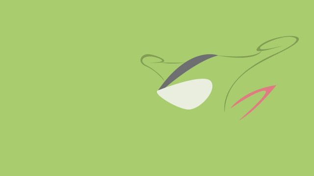Green background white black design free wallpaper - medium preview image