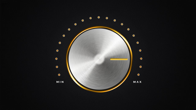 Metal clock yellow line black free wallpaper - medium preview image