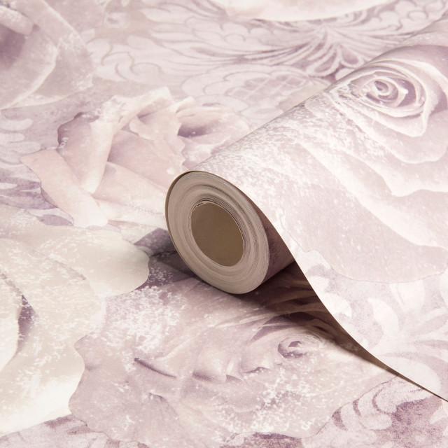 White paper rose pattern table free wallpaper - medium preview image