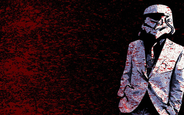 Man suit tie red black free wallpaper - medium preview image