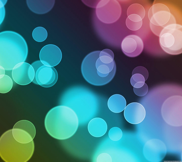 Blurry colorful background circles light #6 free wallpaper - medium preview image