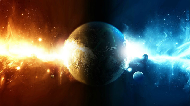Space scene planet star background #5 free wallpaper - medium preview image