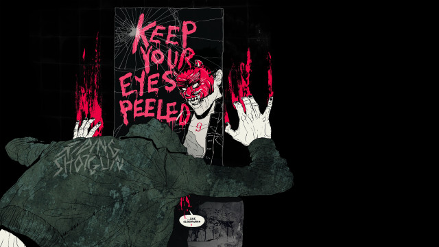 Creepy man hands sign keep free wallpaper - medium preview image