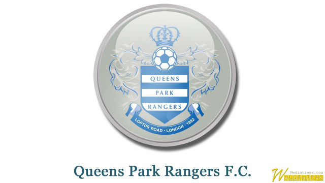 White blue oval crest queens free wallpaper - medium preview image