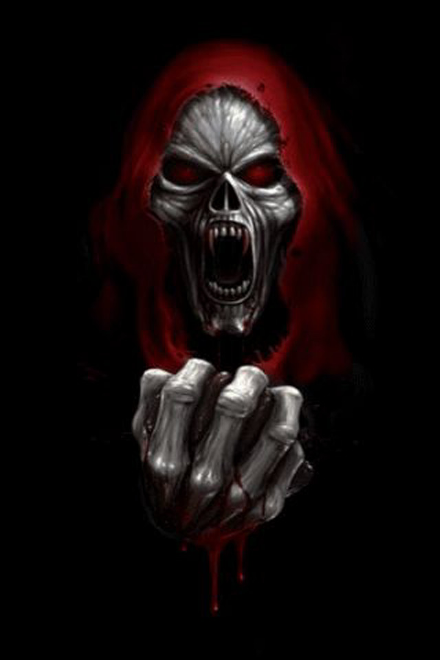 Creepy bloody person dark dripping free wallpaper - medium preview image