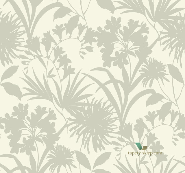 White gray floral wallpaper green free wallpaper - medium preview image