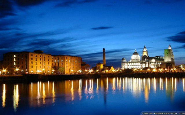 City skyline river night lights #16 free wallpaper - medium preview image