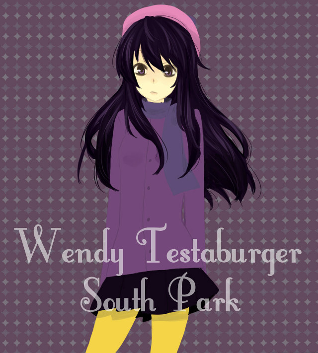 Girl purple shirt yellow socks free wallpaper - medium preview image