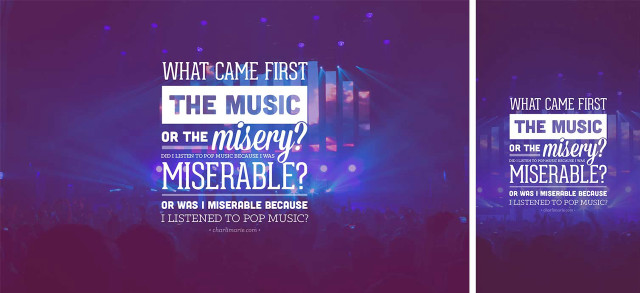 Purple blue stuckism quote night free wallpaper - medium preview image