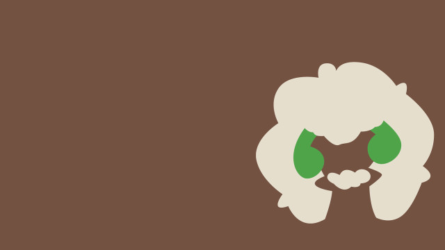 Cartoon character heart nose green free wallpaper - medium preview image